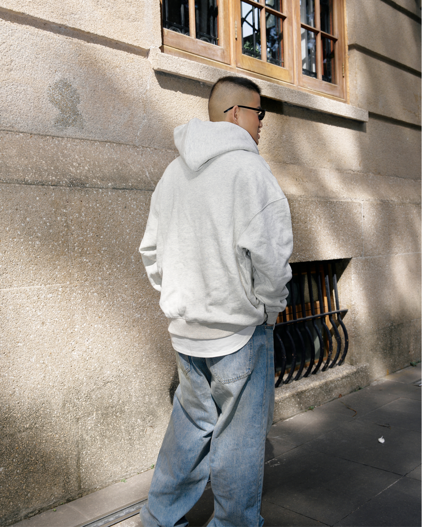 TURNOVER HEAVYWEIGHT DOUBLE ZIP JACKET