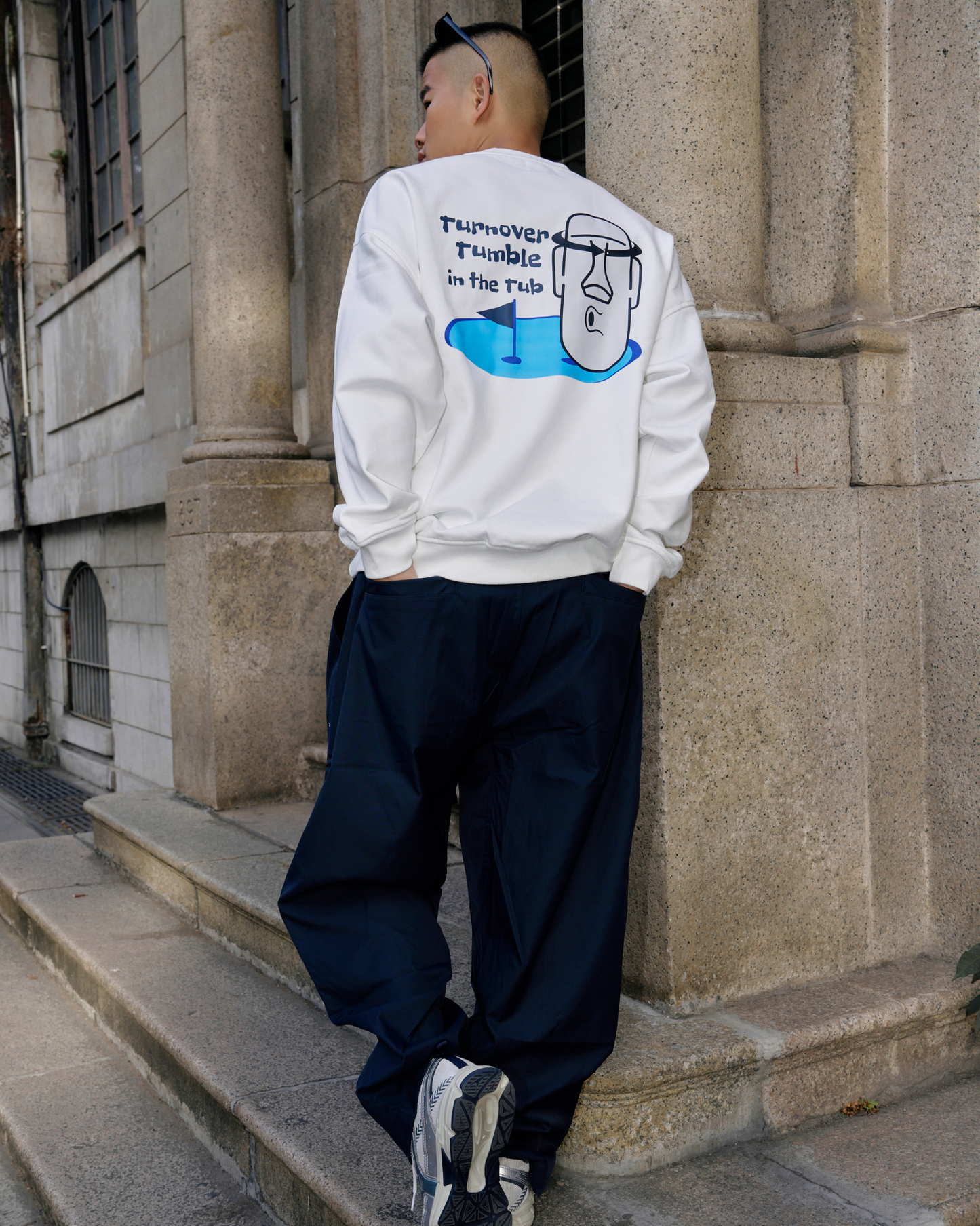 Turnover Tumble in the Tub Sweater