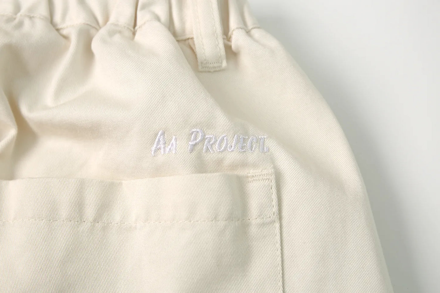 AA Beige White Balloon Pants