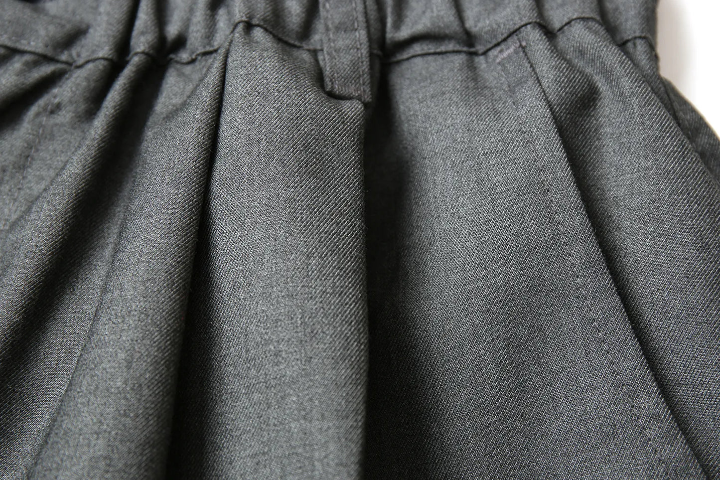 A.A Grey Pleated Shorts