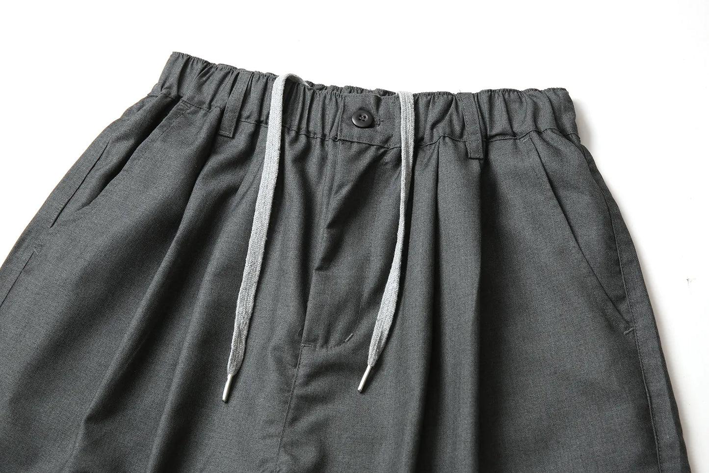 A.A Grey Pleated Shorts