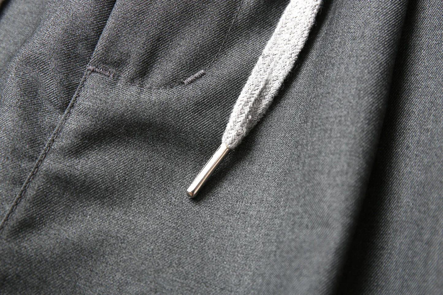 A.A Grey Pleated Shorts