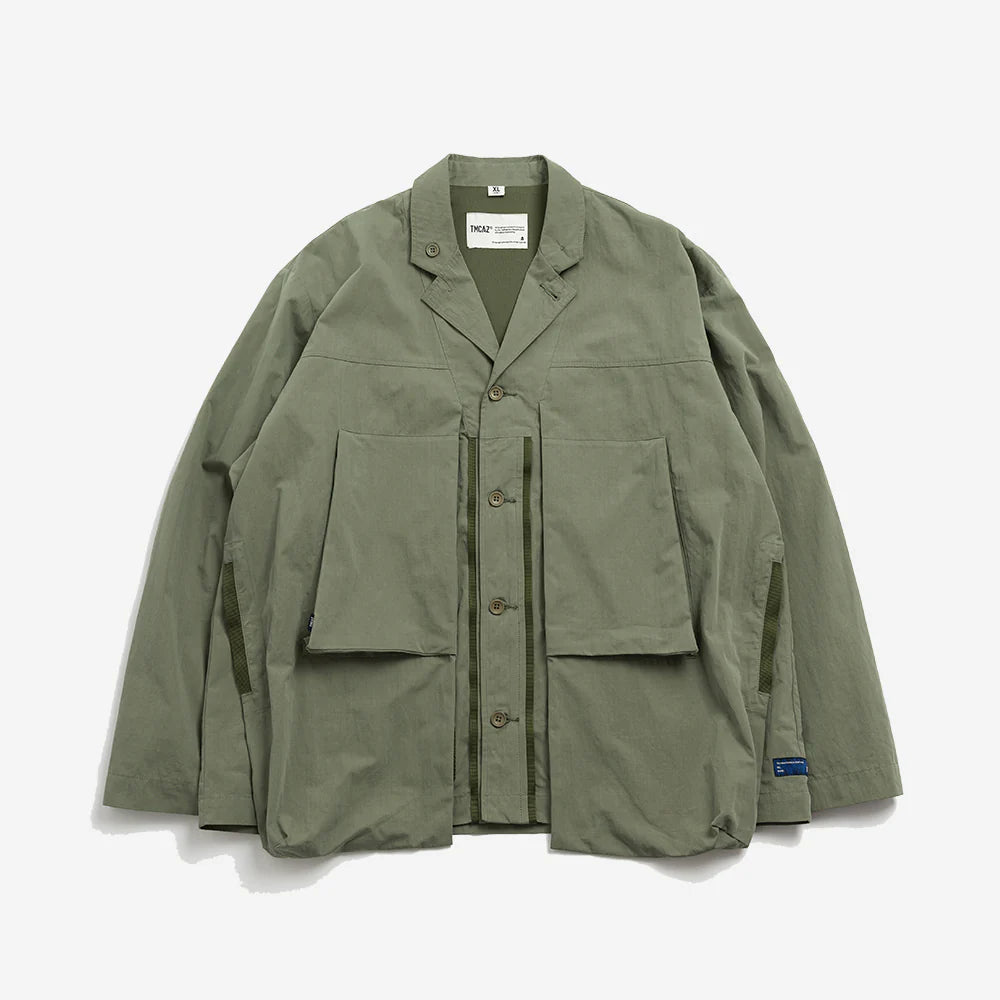 TMCAZ - Deformation Layer Multi-pocket Jacket - C41 / Foggy Green