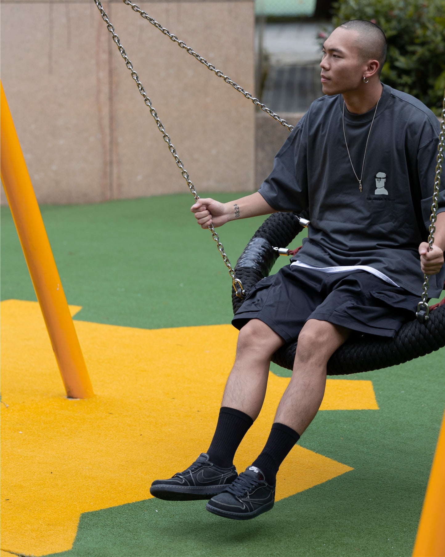 ANST × TURNOVER A x T Graphic Tee/深灰