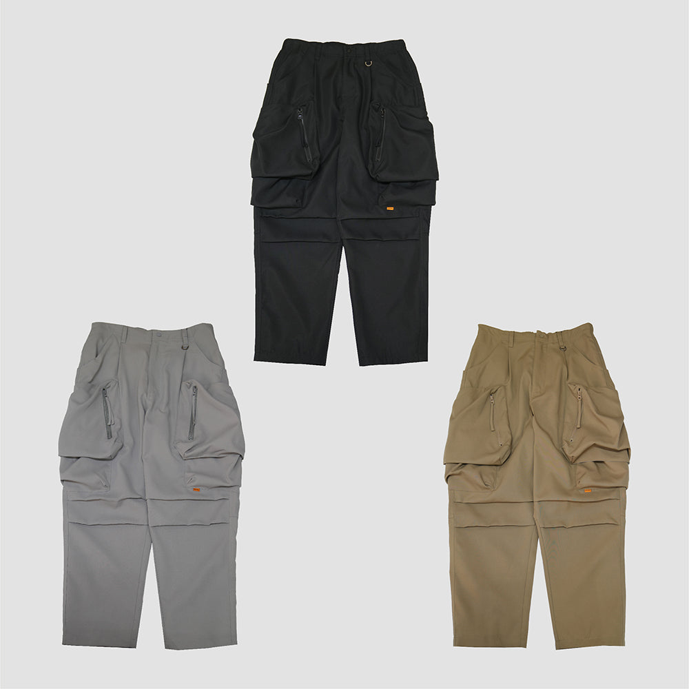 【QUEST】NYLON FUNCTIONAL PANTS - 機能多口袋長褲