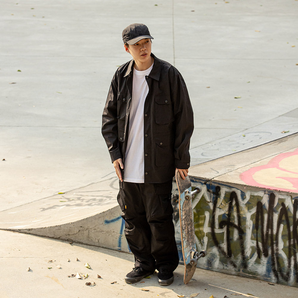 【QUEST】POCKET LS SHIRT - 多口袋襯衫