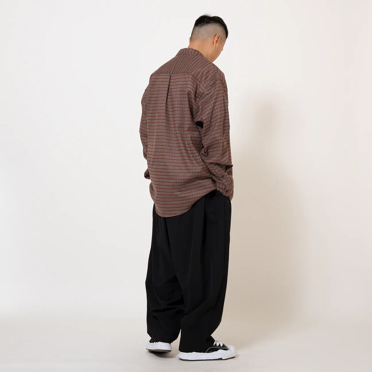 ANST Teflon刷絨打折錐形褲/骨白 ST.43 882435