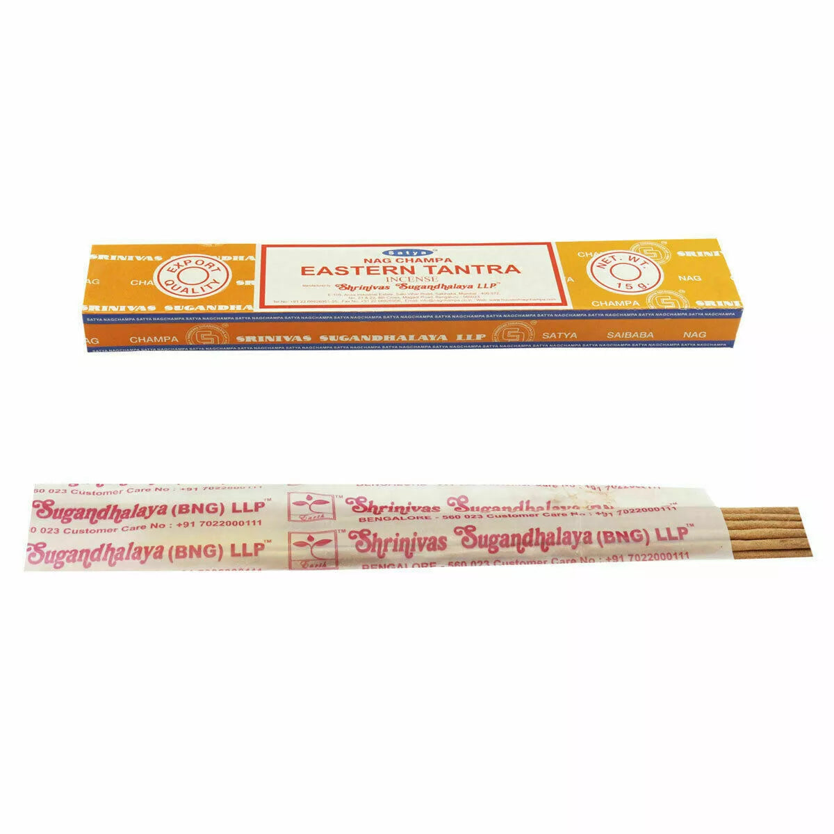 【全球最暢銷的線香】SATYA SAI BABA 賽巴巴 Nag Champa EASTERN TANTRA 印度 線香 (15g)