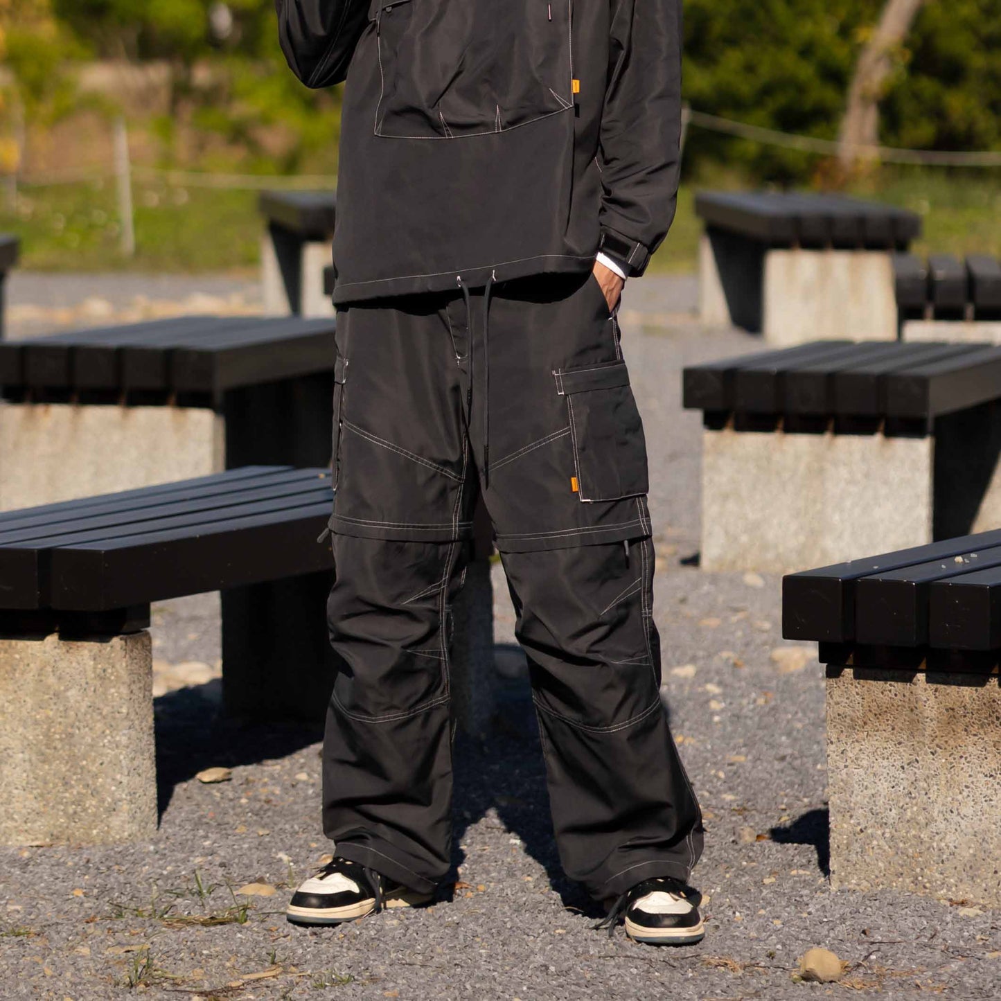 NYLON CARGO PANTS 尼龍口袋工作褲