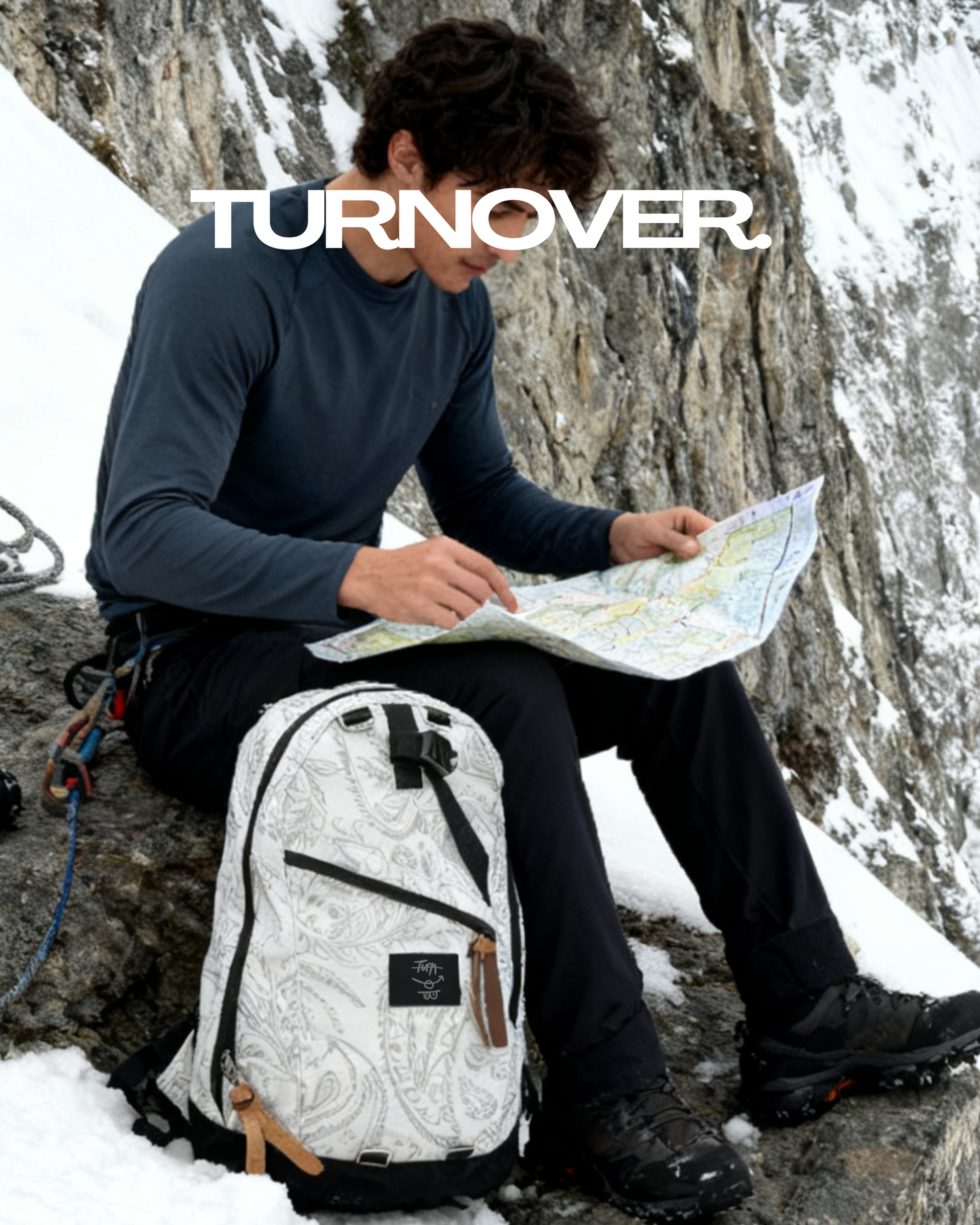 TURNOVER 2026AW Nomad Droplet “26AW-AS2 腰果游牧水滴書包” 白色