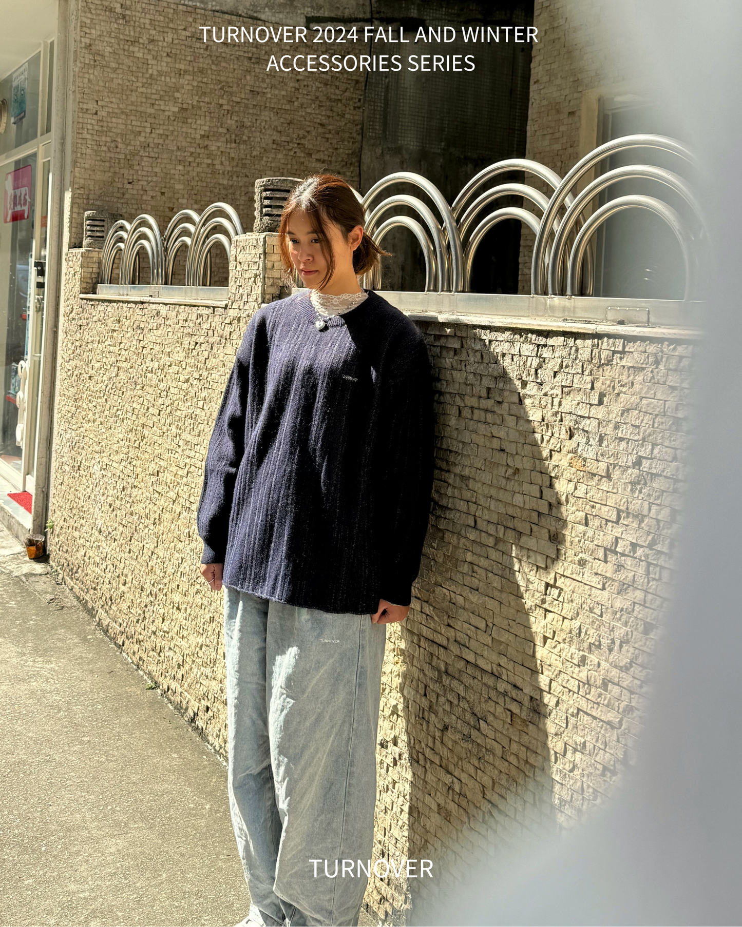 TURNOVER KNITTED LONG SLEEVE