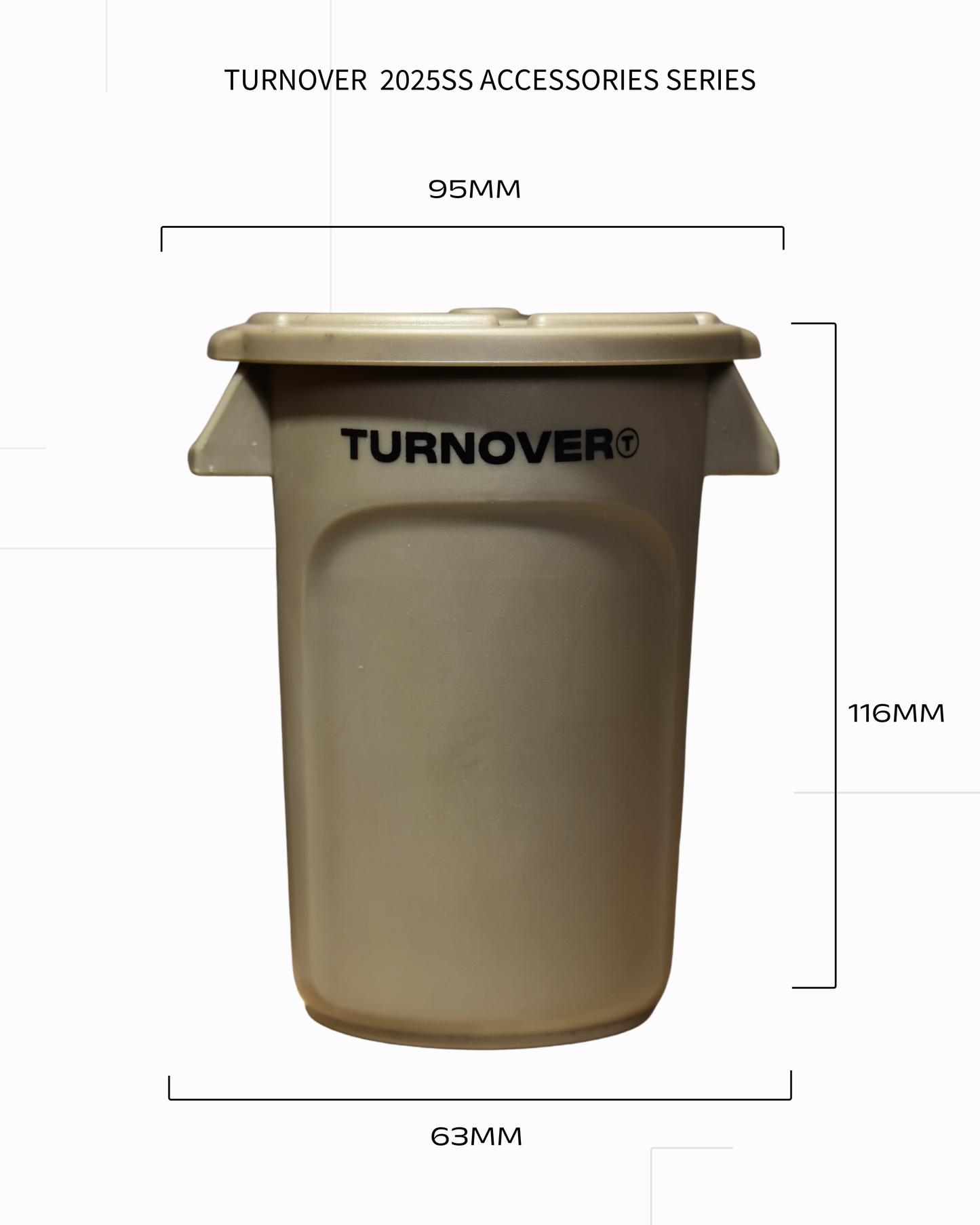 TURNOVER CIRCULAR STORAGE CONTAINER 圓形收納筒 A2504