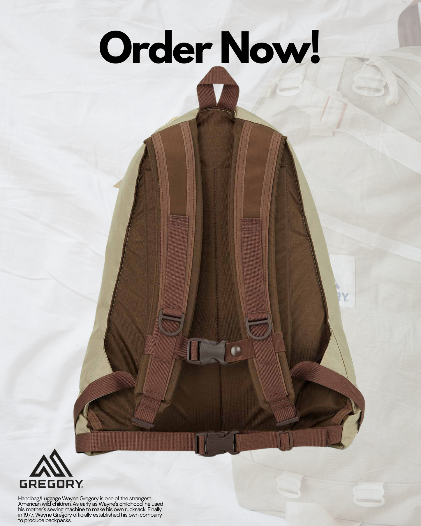 GREGORY CLASSIC DAY SNAD BEIGE 18L / 26L