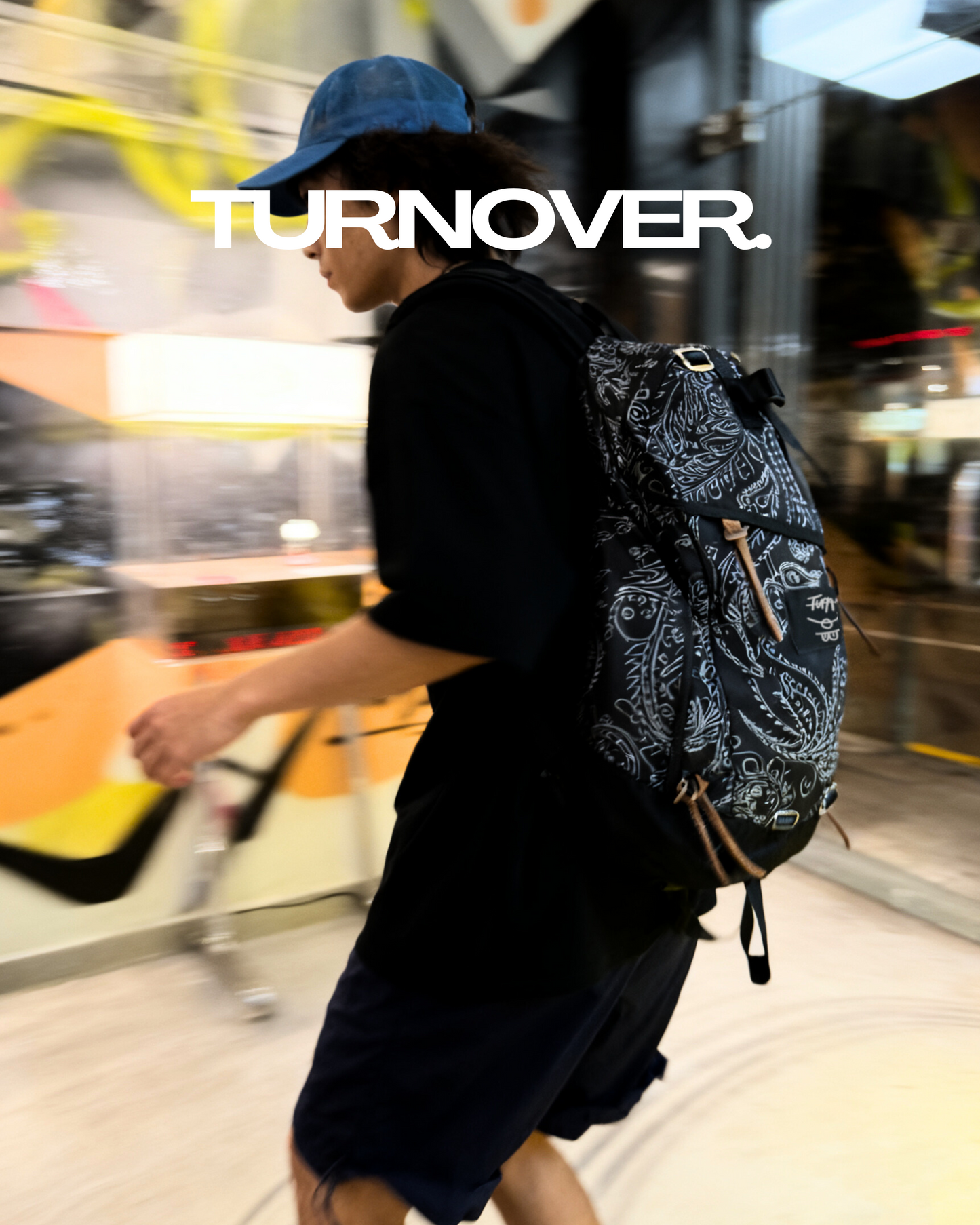 TURNOVER 2026AW Nomad Droplet “26AW-AS2 腰果游牧水滴書包” 黑色