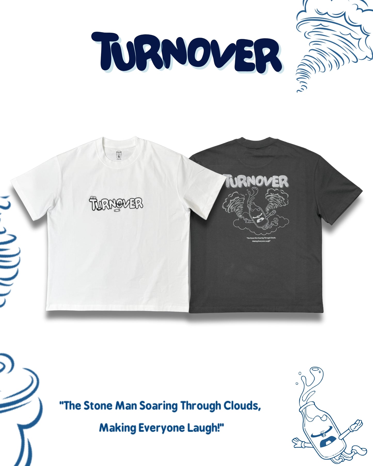 TURNOVER 2025SS "Rock. Fly. "
“25SST3 搖滾飛翔TEE”