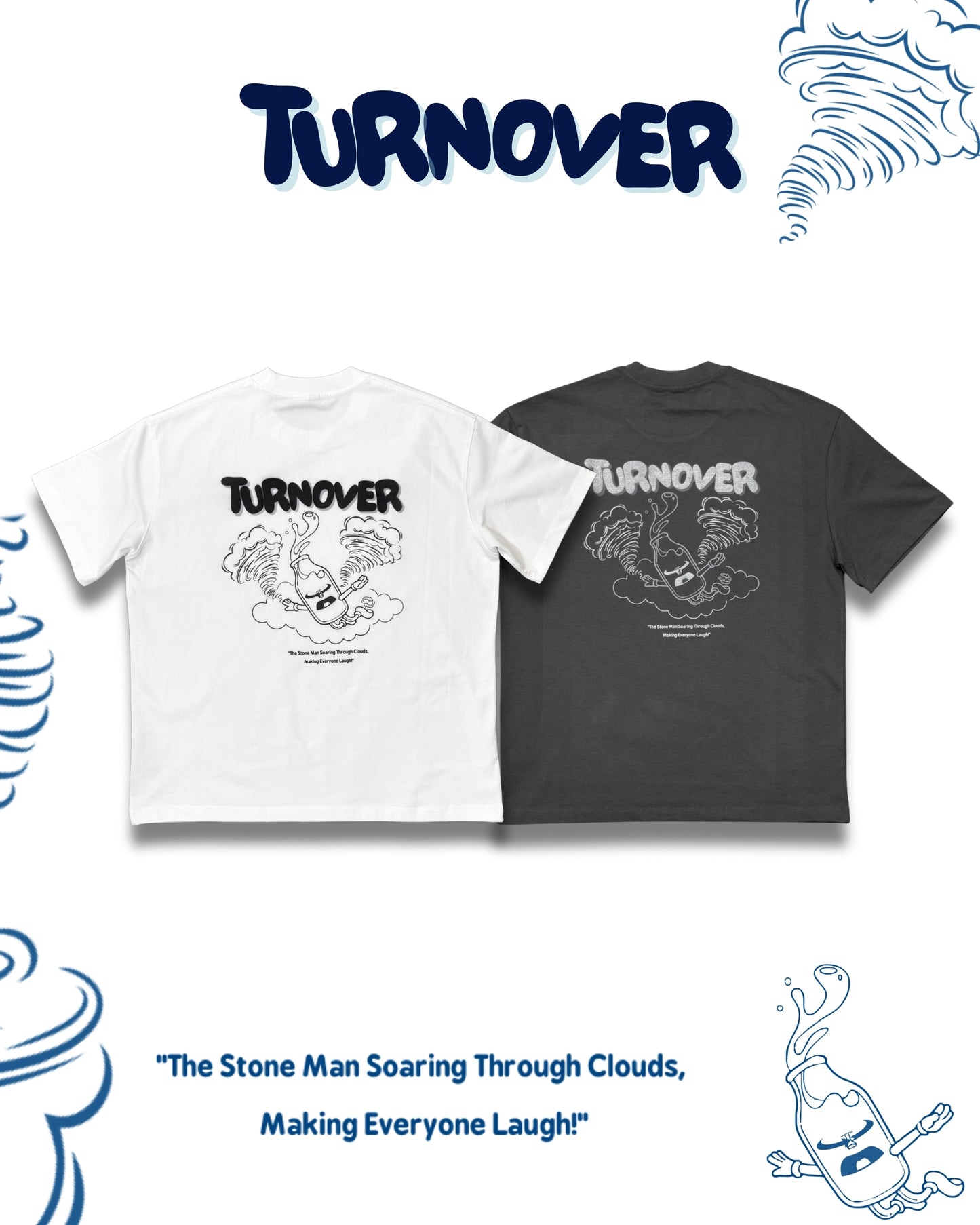 TURNOVER 2025SS "Rock. Fly. "
“25SST3 搖滾飛翔TEE”