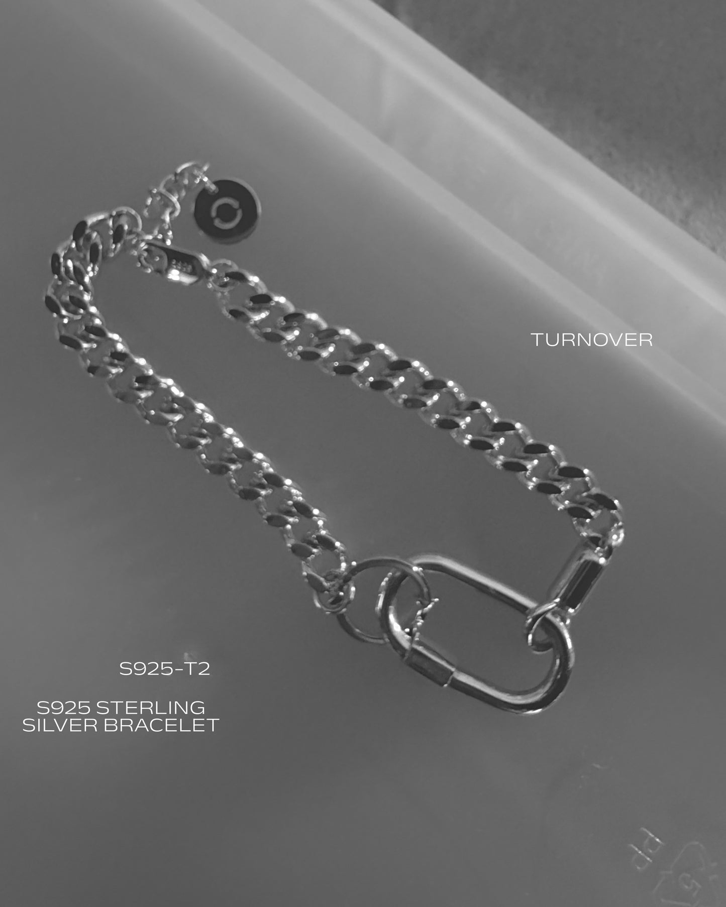 TURNOVER S925 STERLING SILVER BRACELET "S925 銀手鏈" (S925-T2)