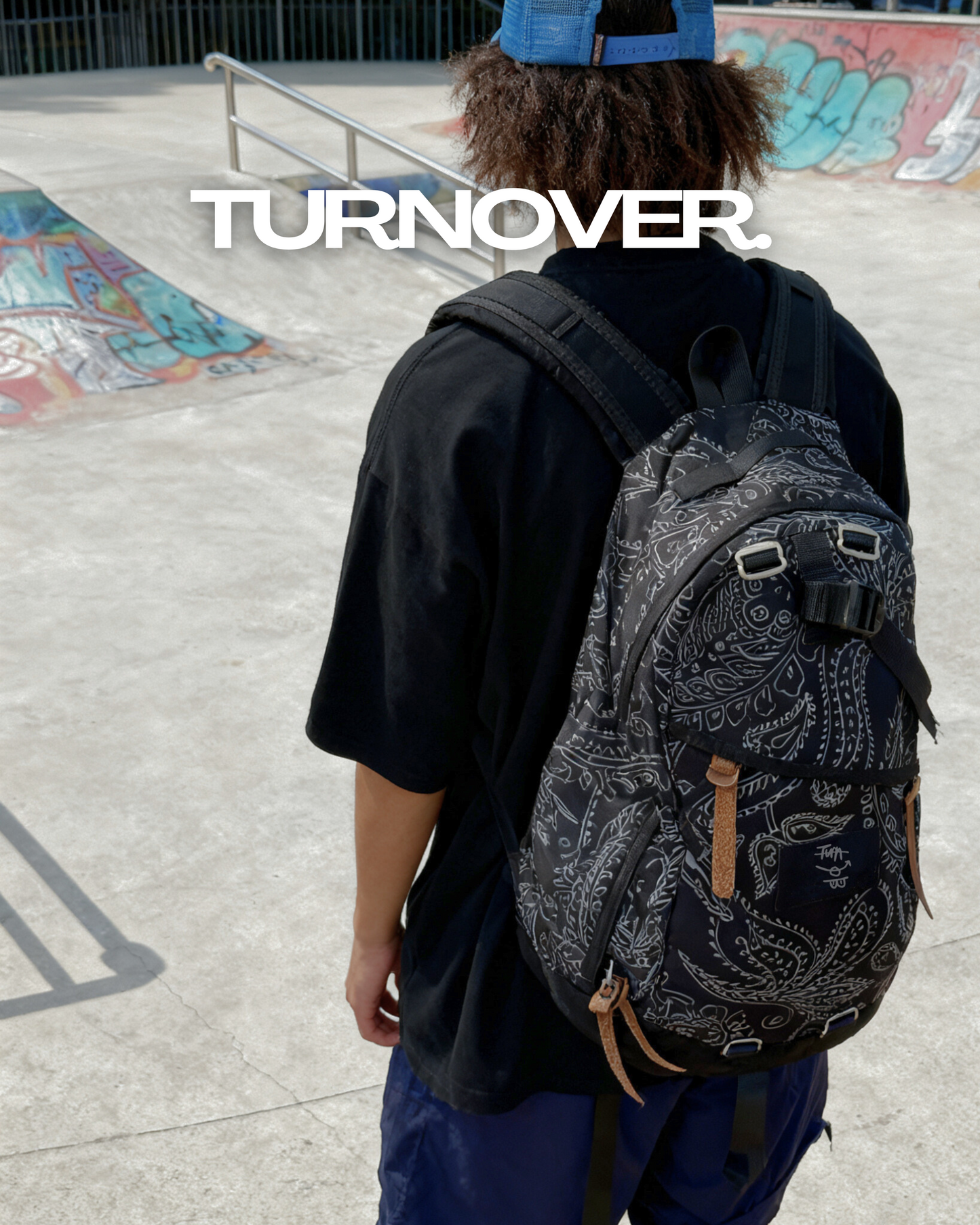 TURNOVER 2026AW Nomad Droplet “26AW-AS2 腰果游牧水滴書包” 黑色