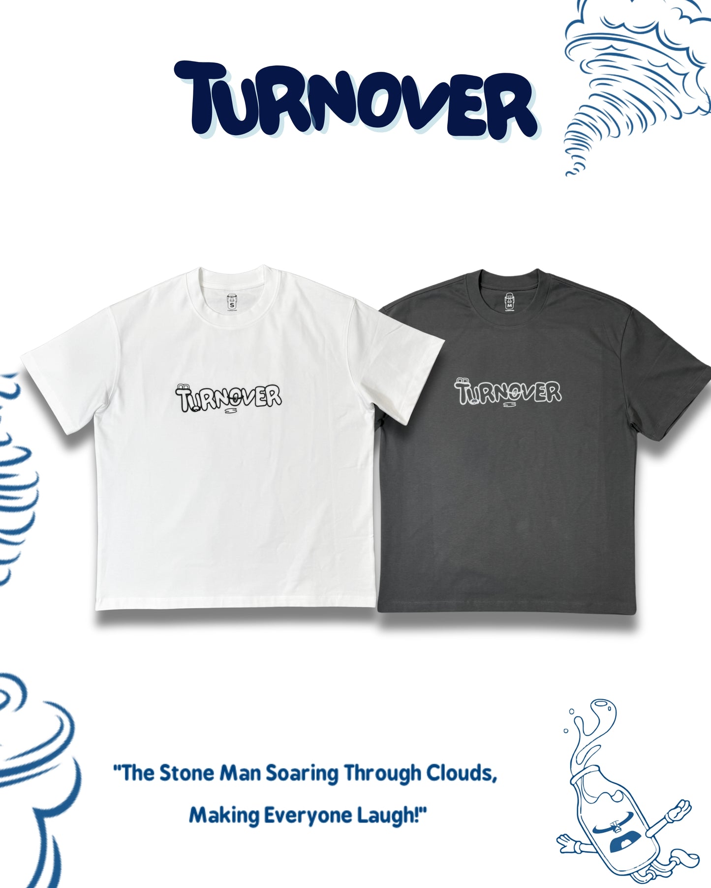 TURNOVER 2025SS "Rock. Fly. "
“25SST3 搖滾飛翔TEE”