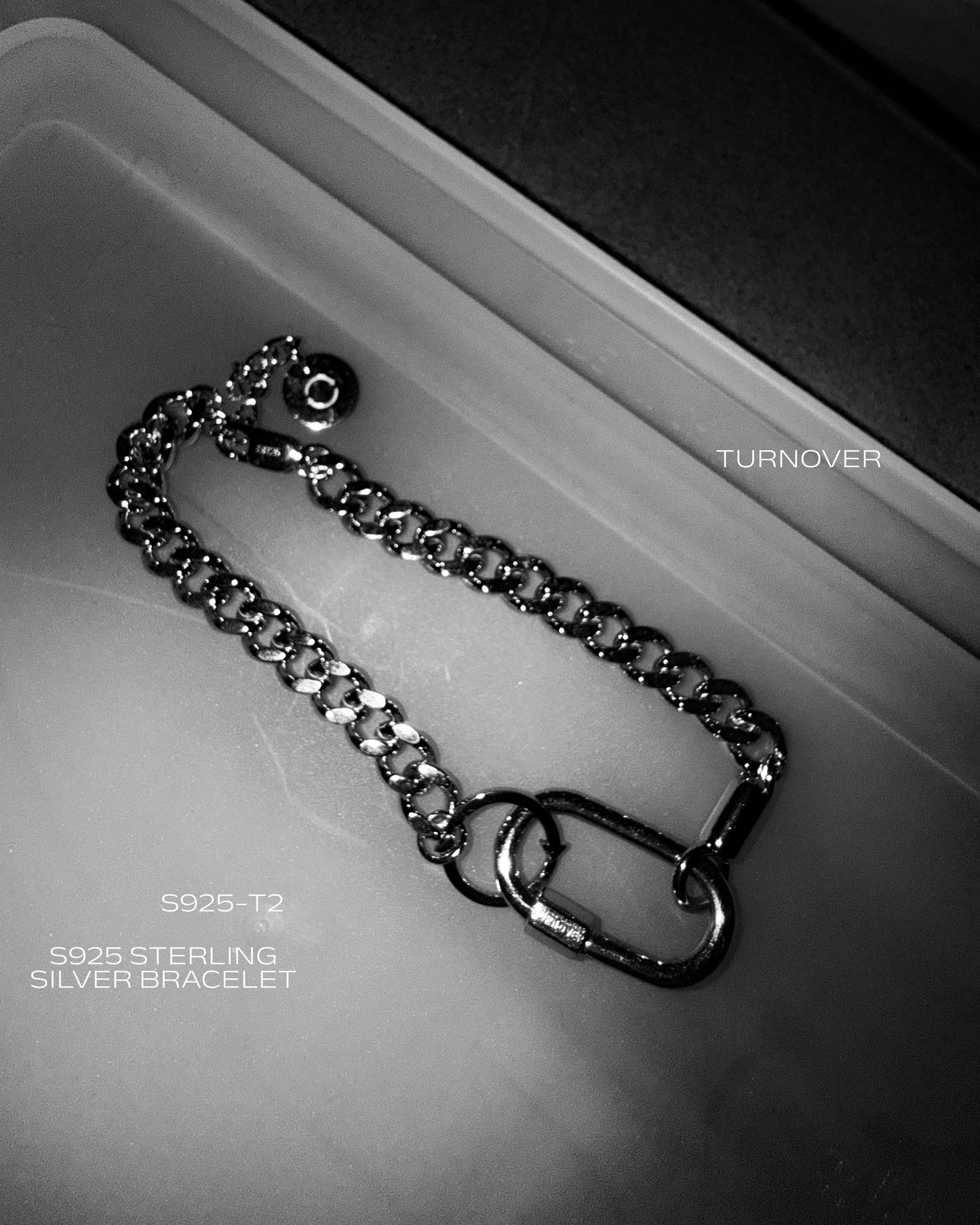 TURNOVER S925 STERLING SILVER BRACELET "S925 銀手鏈" (S925-T2)