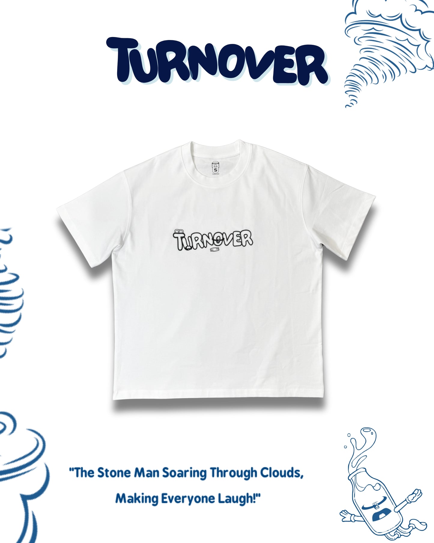 TURNOVER 2025SS "Rock. Fly. "
“25SST3 搖滾飛翔TEE”