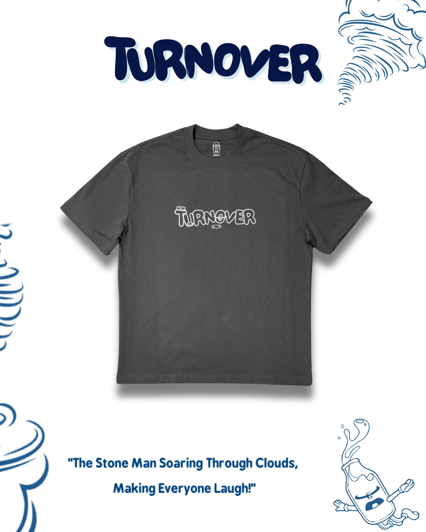 TURNOVER 2025SS "Rock. Fly. "
“25SST3 搖滾飛翔TEE”