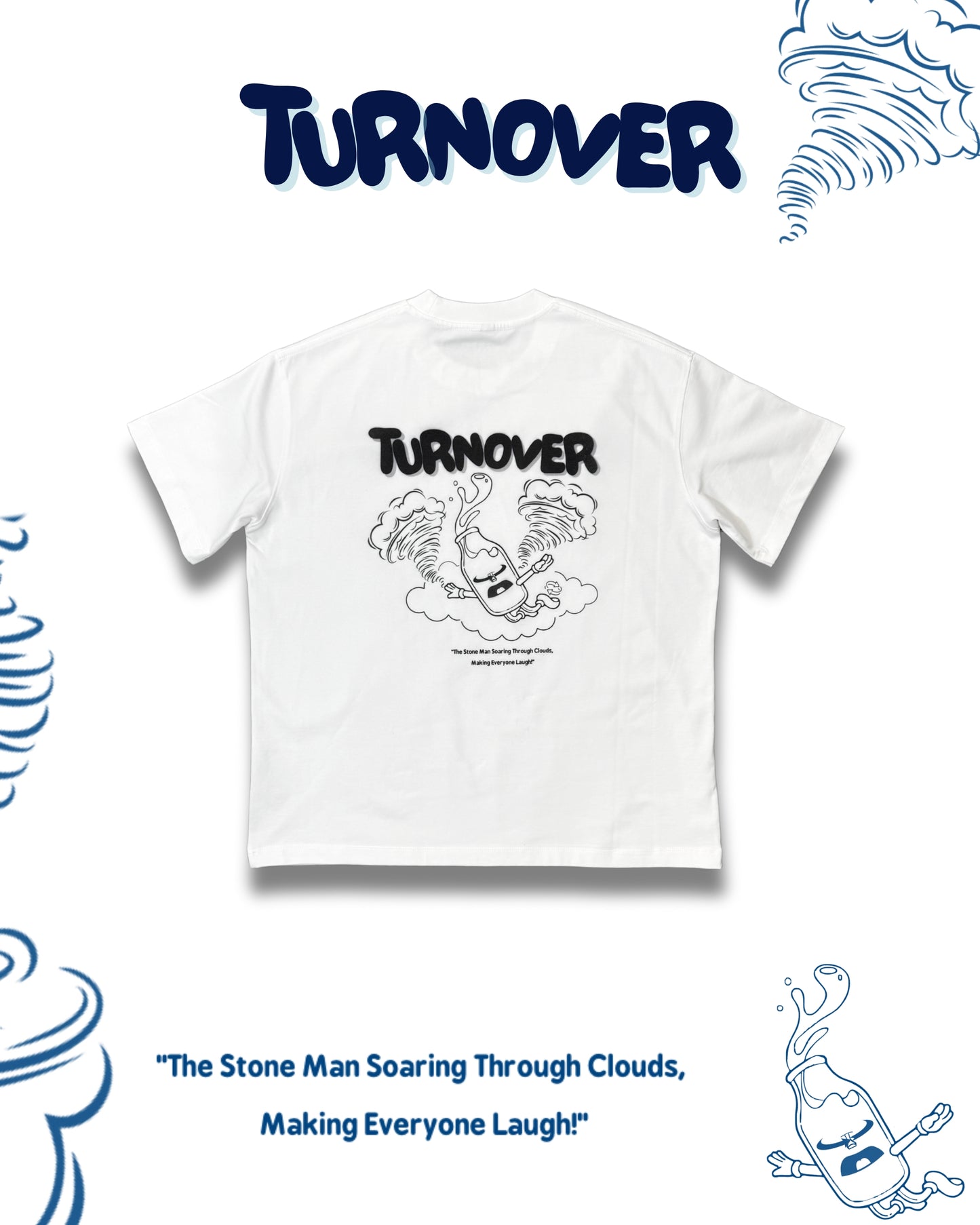 TURNOVER 2025SS "Rock. Fly. "
“25SST3 搖滾飛翔TEE”