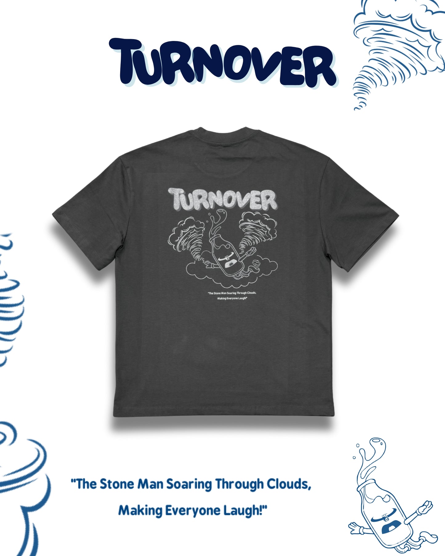 TURNOVER 2025SS "Rock. Fly. "
“25SST3 搖滾飛翔TEE”