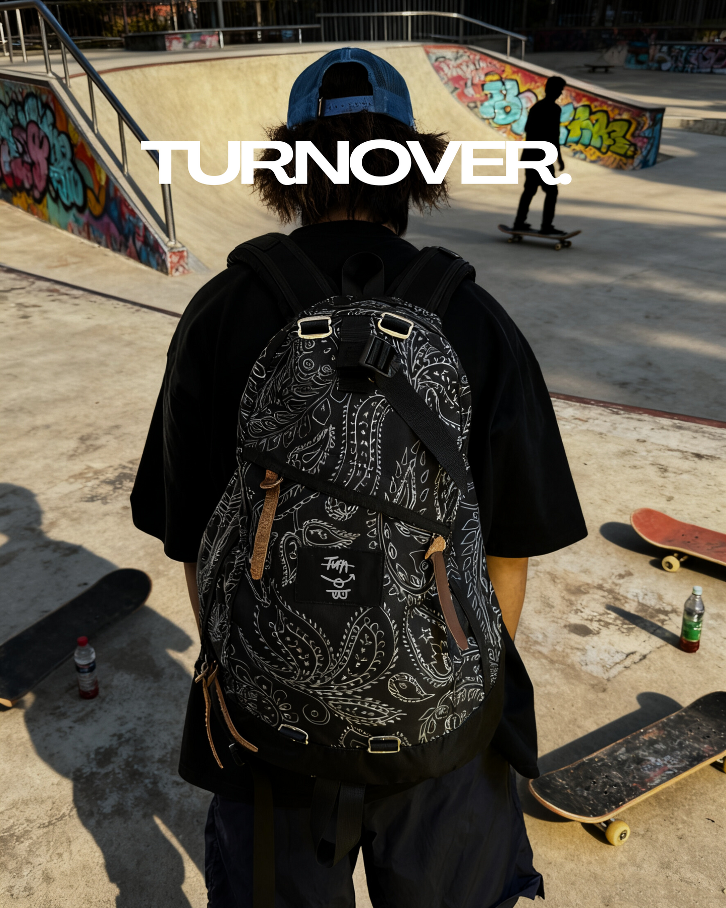 TURNOVER 2026AW Nomad Droplet “26AW-AS2 腰果游牧水滴書包” 黑色