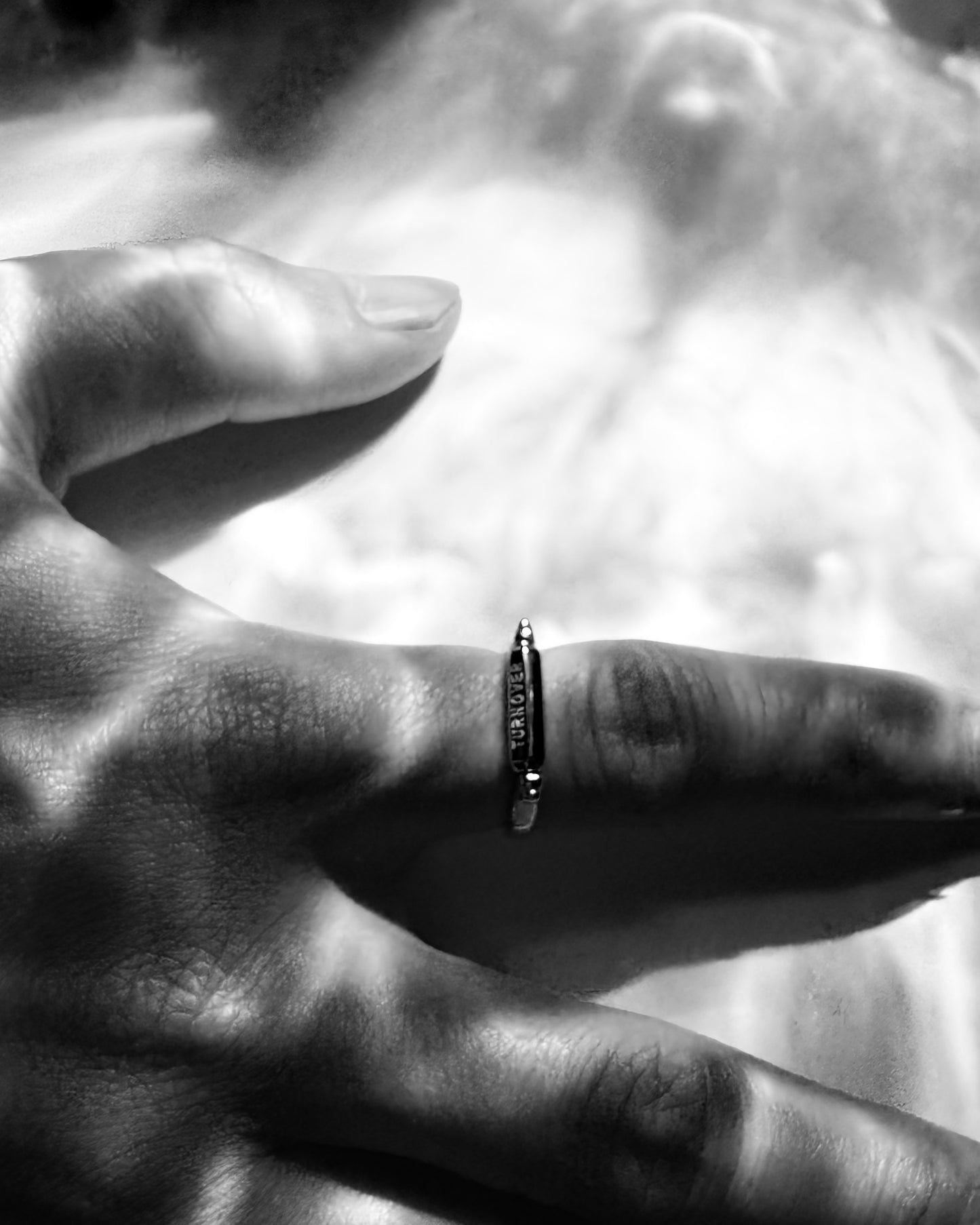 TURNOVER S925 STERLING SILVER JEWELRY "S925 銀戒指" (S925-T1)