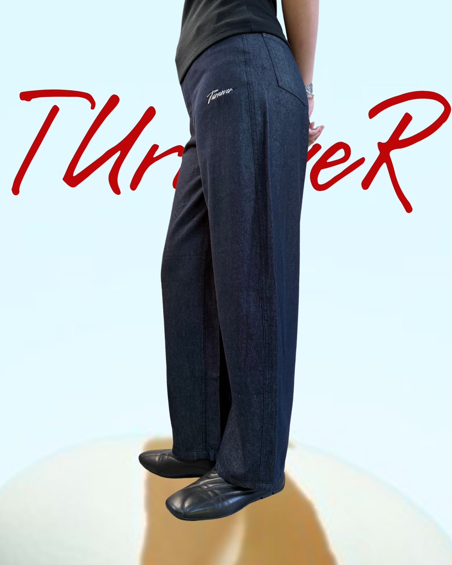 TURNOVER 2025SS Denim A/C Jeans “25SS-LS15 北極丹寧長褲”