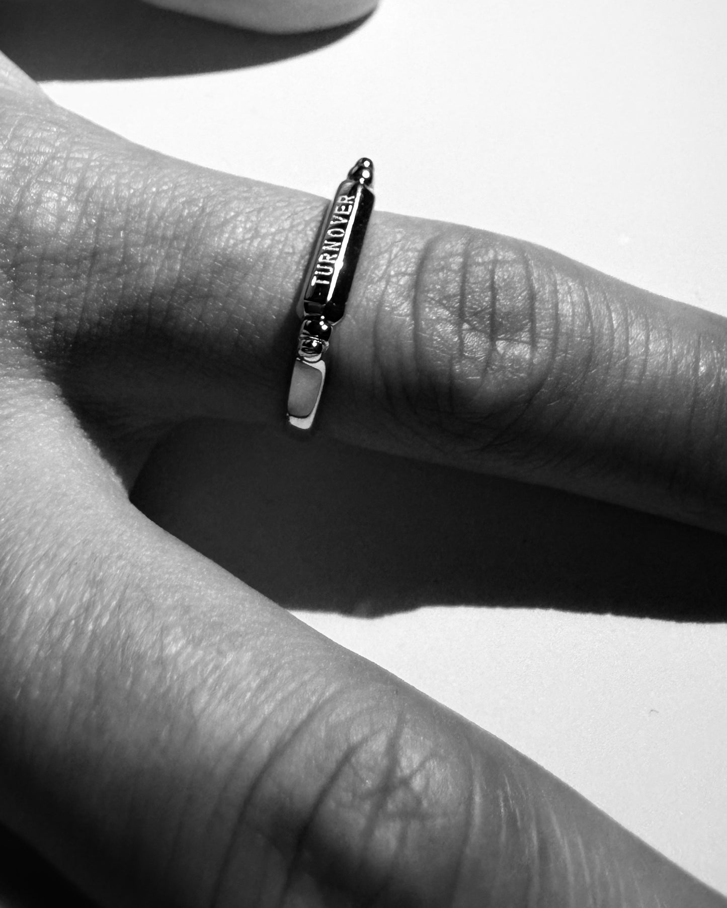 TURNOVER S925 STERLING SILVER JEWELRY "S925 銀戒指" (S925-T1)