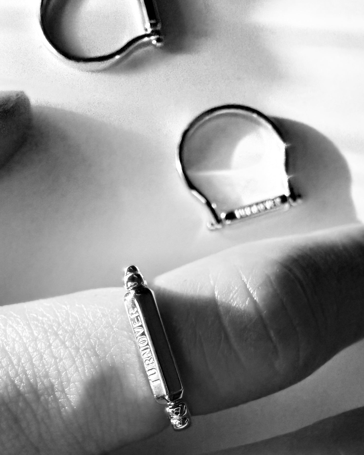 TURNOVER S925 STERLING SILVER JEWELRY "S925 銀戒指" (S925-T1)