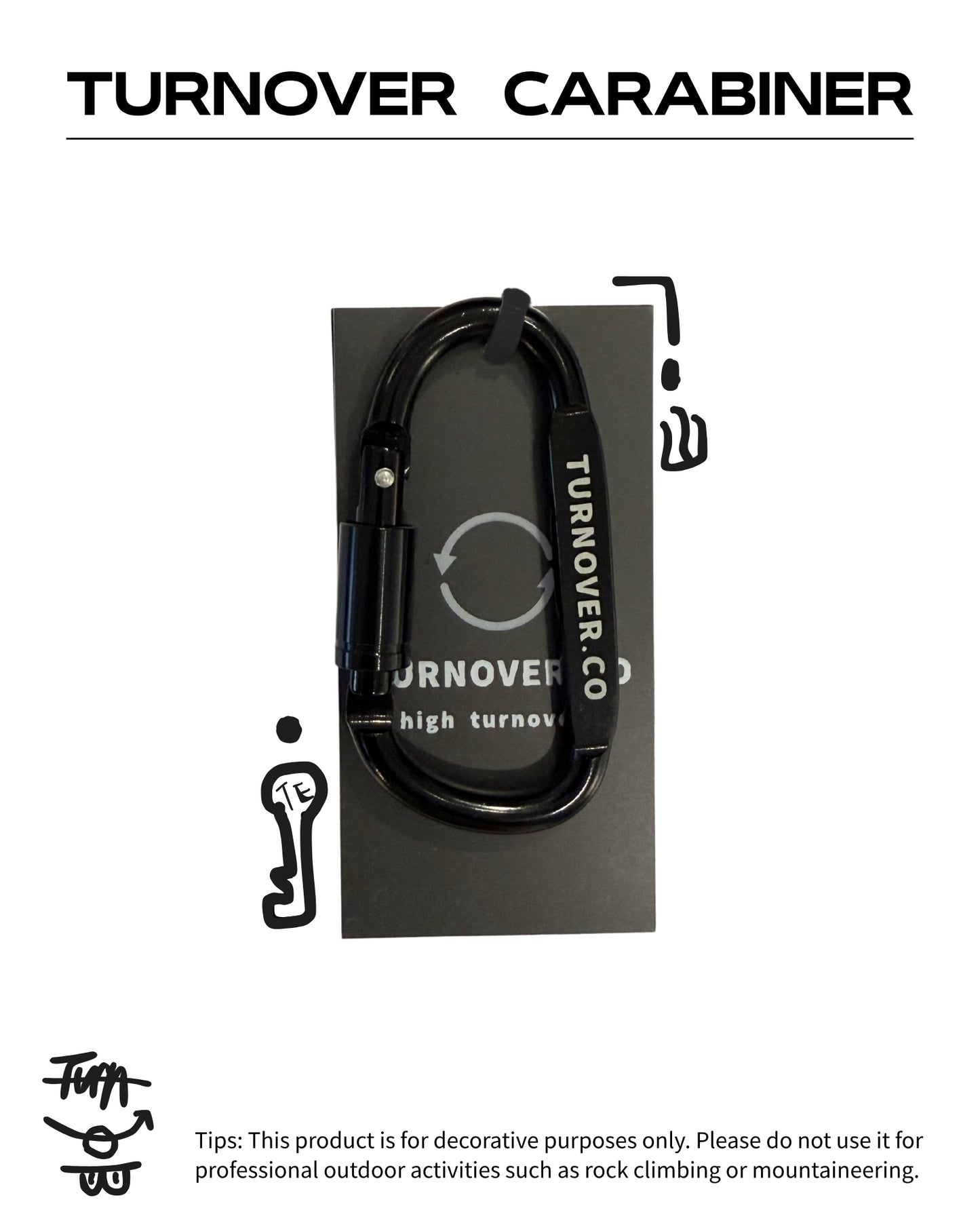 TURNOVER CARABINER 登山扣