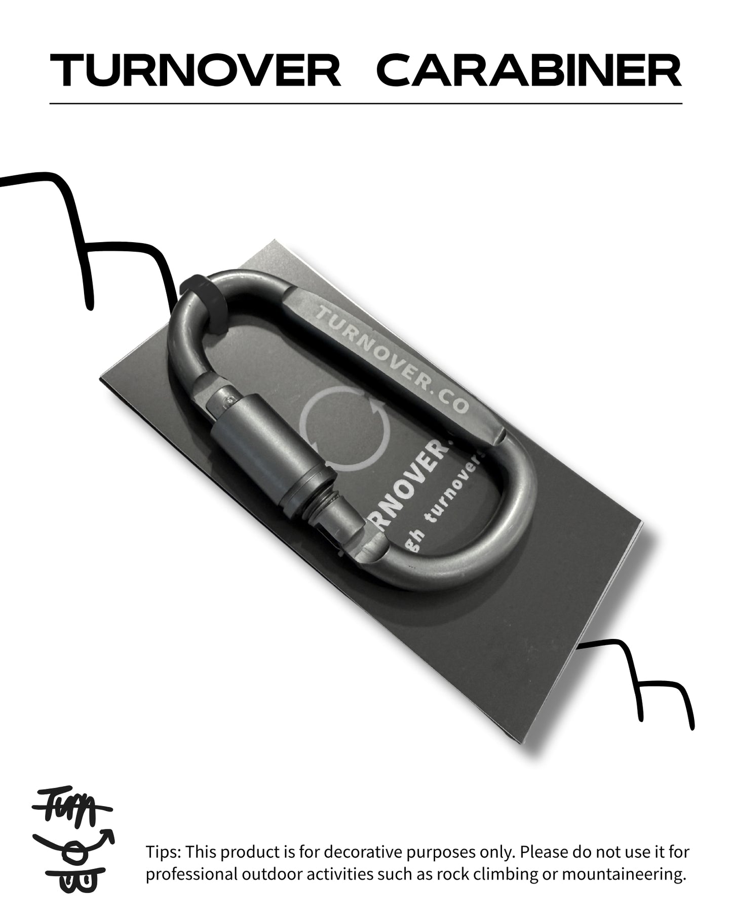 TURNOVER CARABINER 登山扣