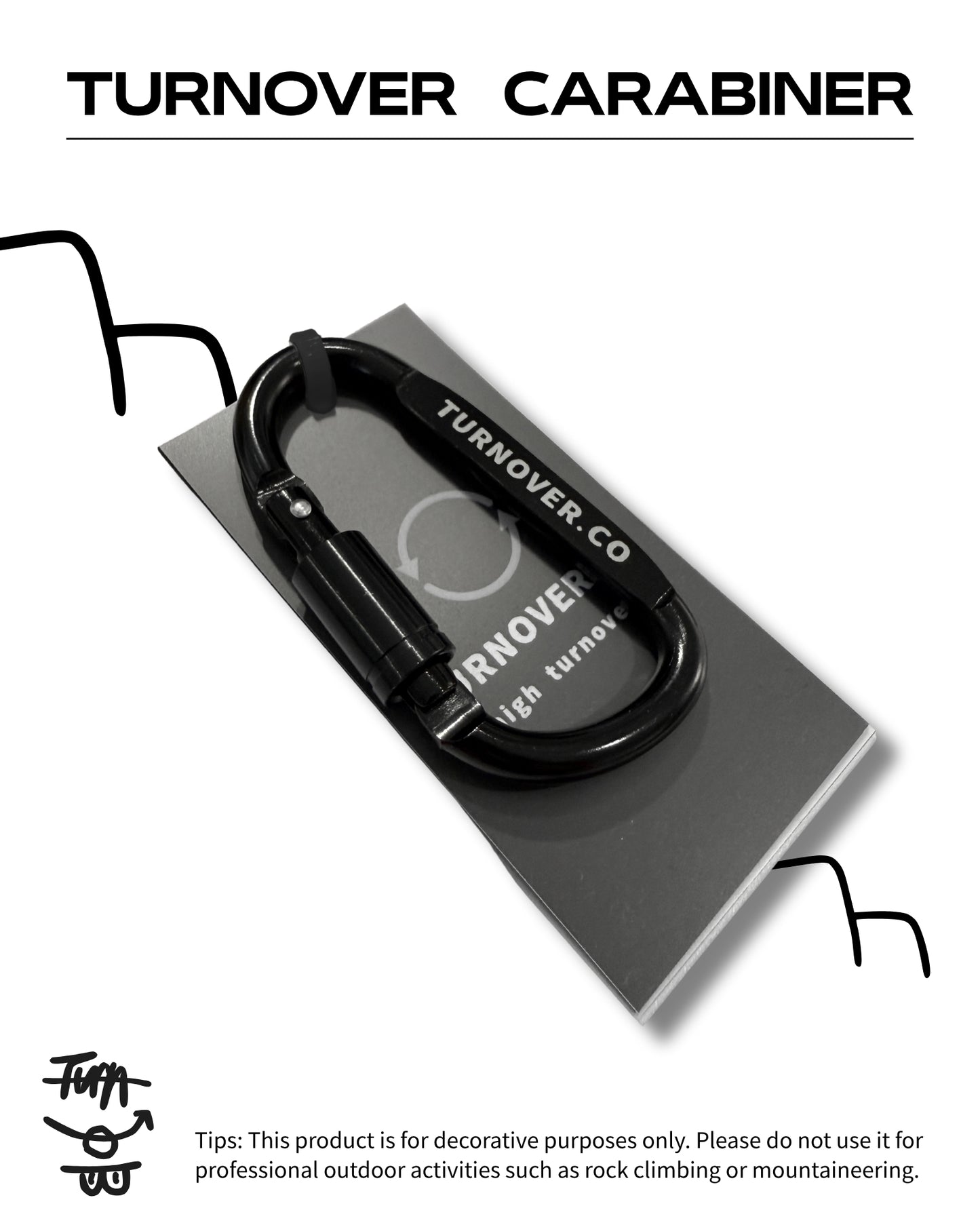 TURNOVER CARABINER 登山扣