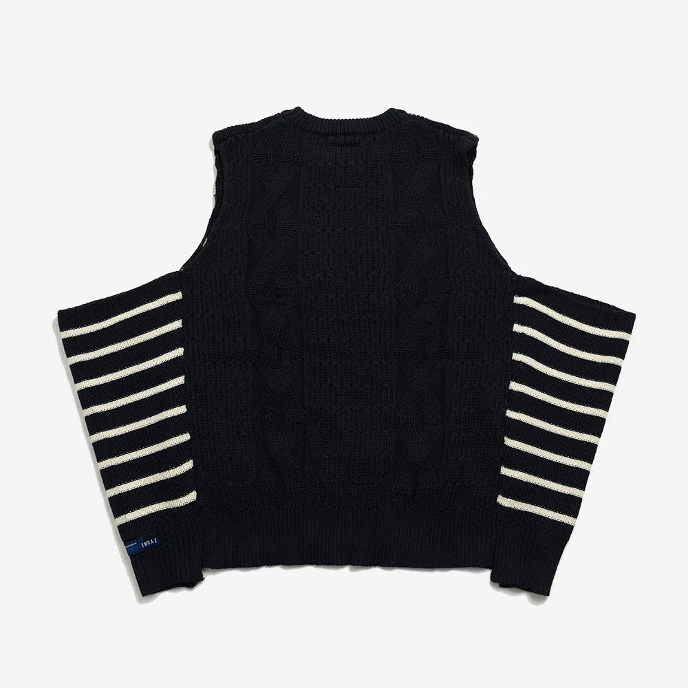 TMCAZ - Wool-blend Dropped Knit Vest