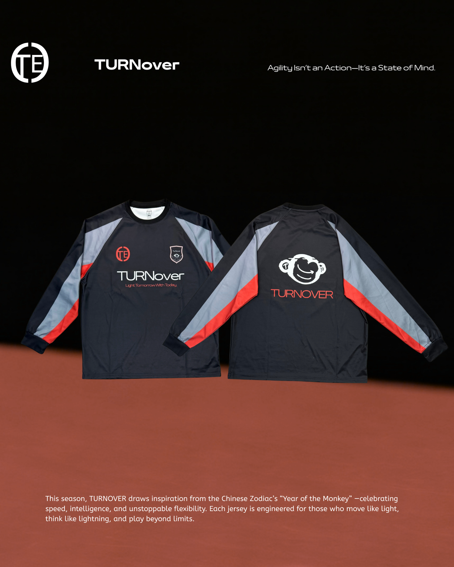 TURNOVER 2026AW RED APEX
“26AW-LS2 赤電球衣”