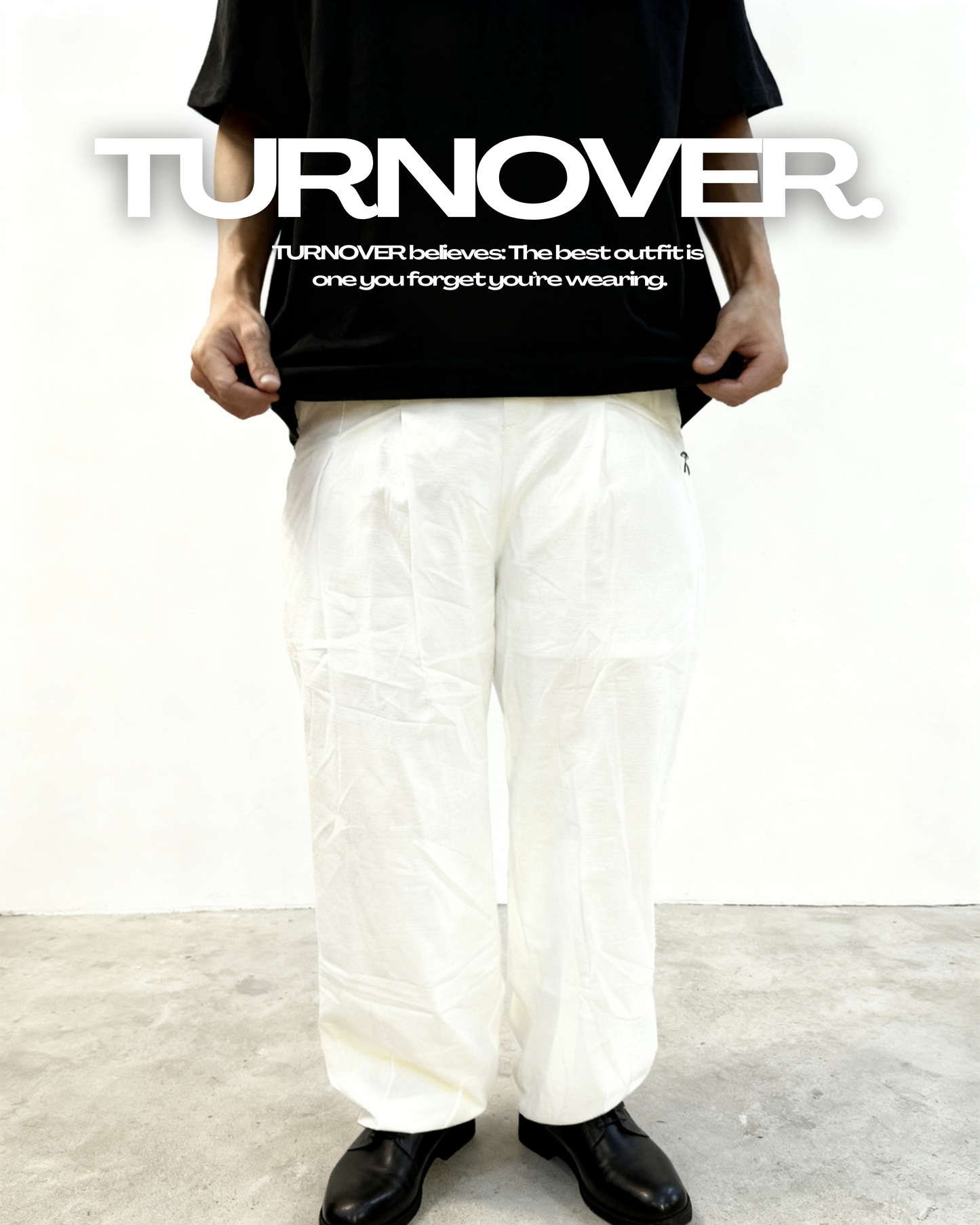 TURNOVER 2026AW Ink Flow Trousers
“26AW-LP5墨間行”