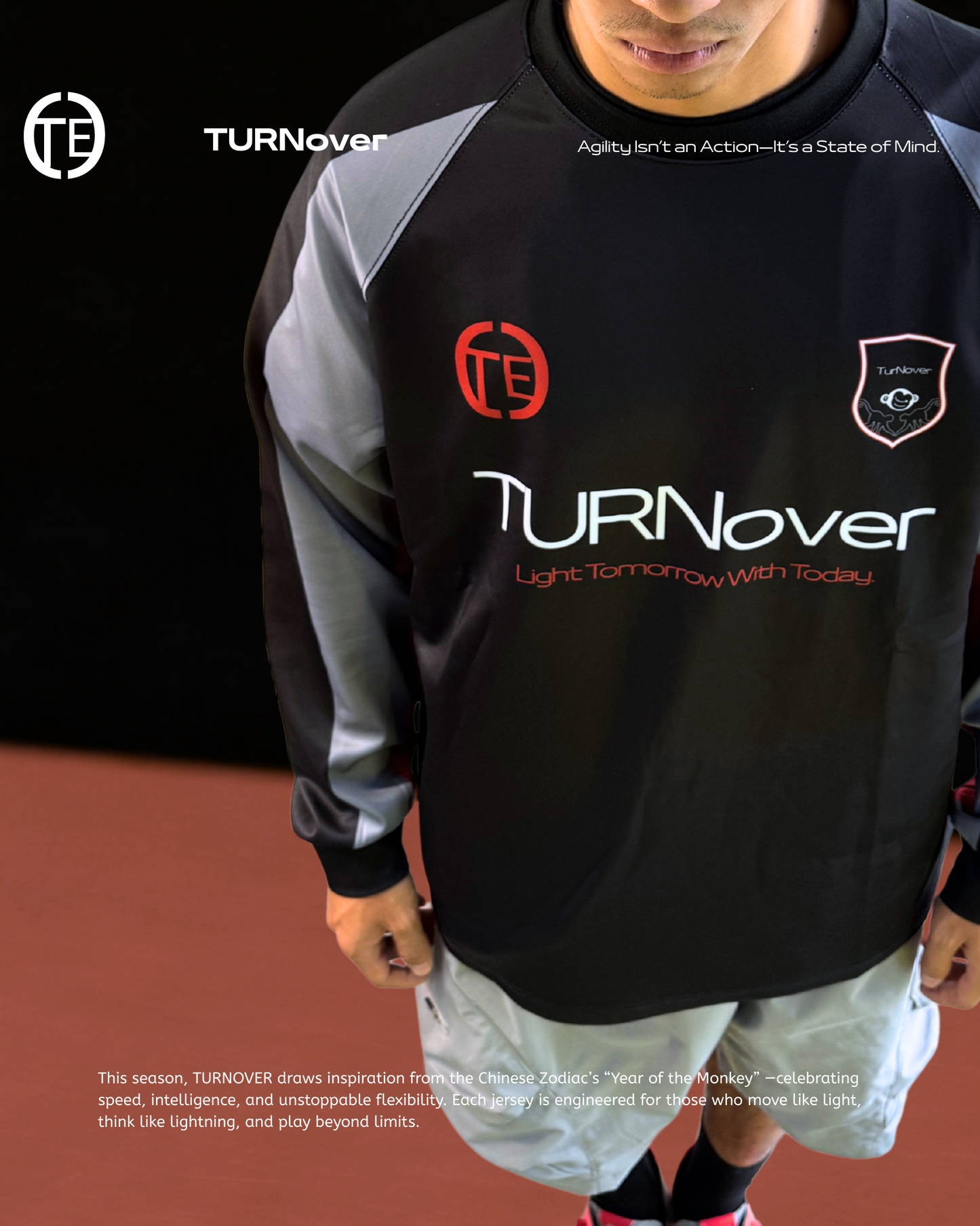 TURNOVER 2026AW RED APEX
“26AW-LS2 赤電球衣”