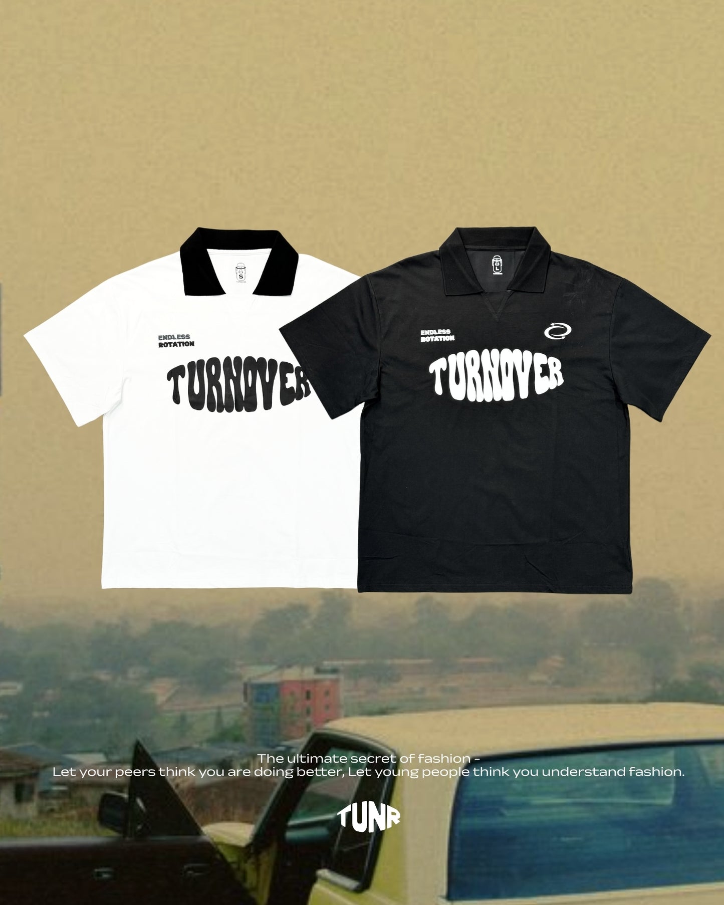 TURNOVER 2025SS RETRO POLO Tee
“25SSFT3 復古POLO TEE”