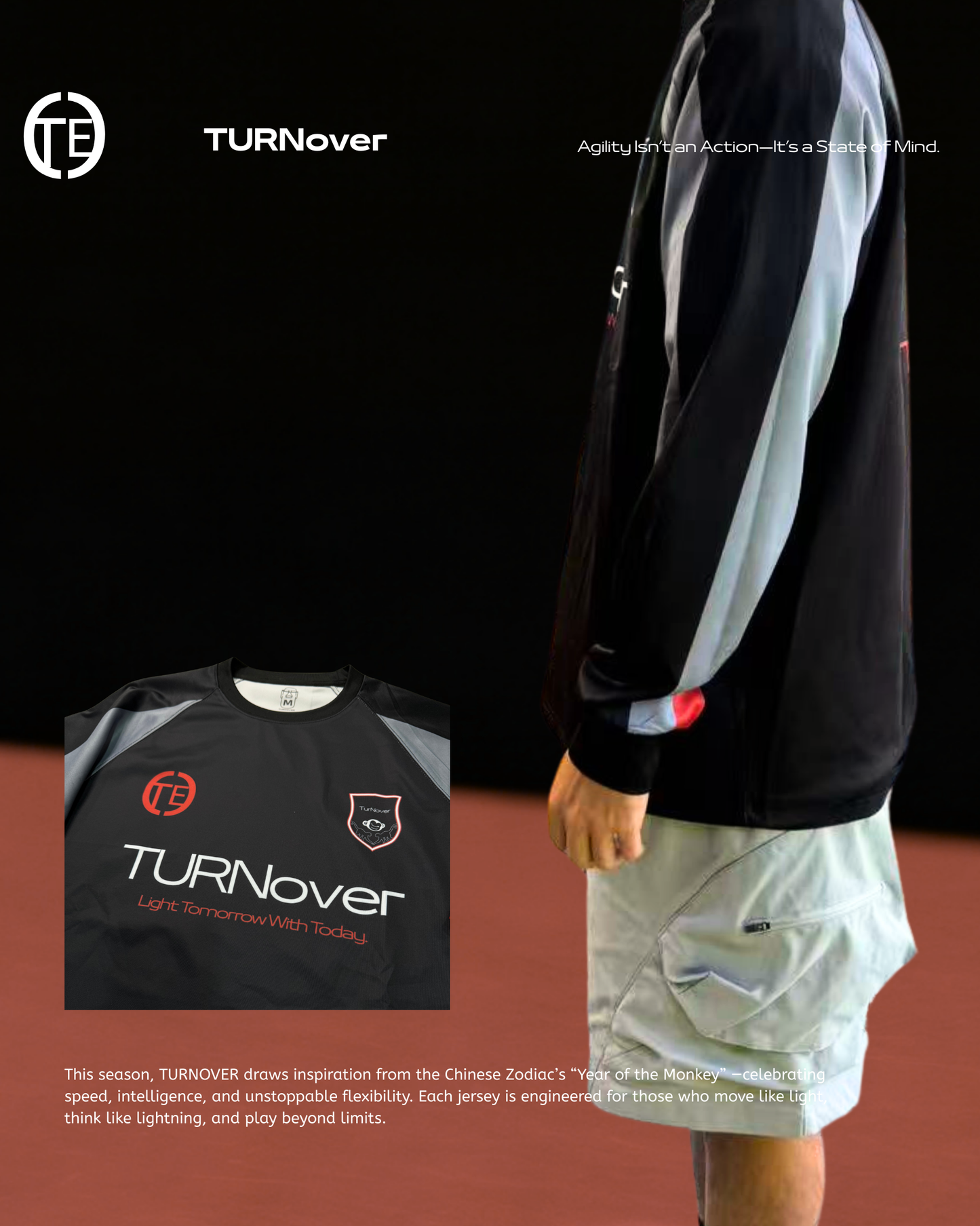 TURNOVER 2026AW RED APEX
“26AW-LS2 赤電球衣”