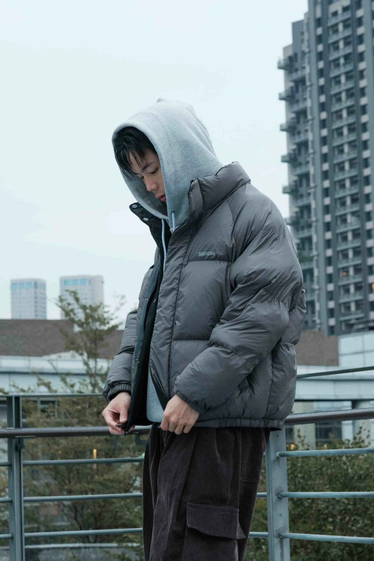 SIMON MADE 雙面穿 3M 雪莉棉 羽絨 柔軟 長袖 外套