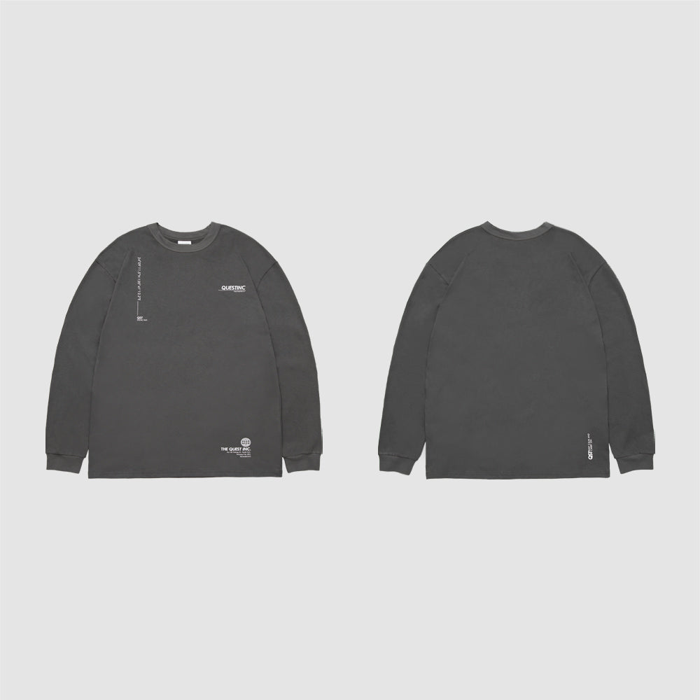 【QUEST】GPS LS TEE - 座標薄長TEE