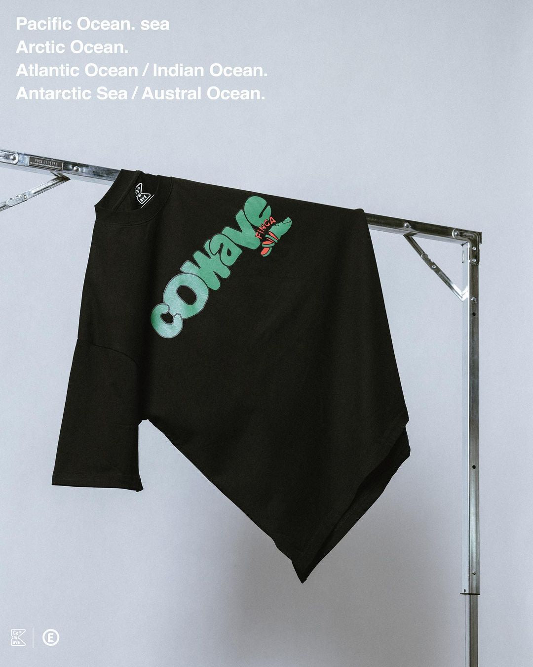 Cowave 2023-24 Fall & Winter Finger LOGO tee