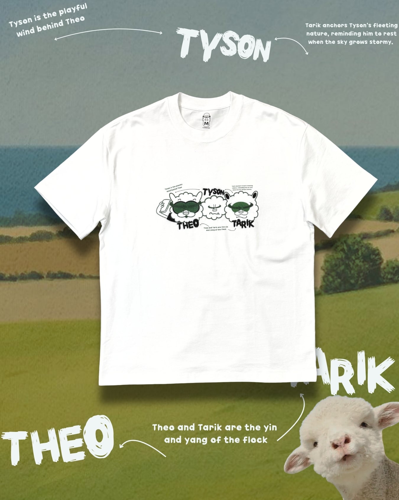 TURNOVER 2025SS “The Tale of Three Tee "
“25SST20 三友記TEE”