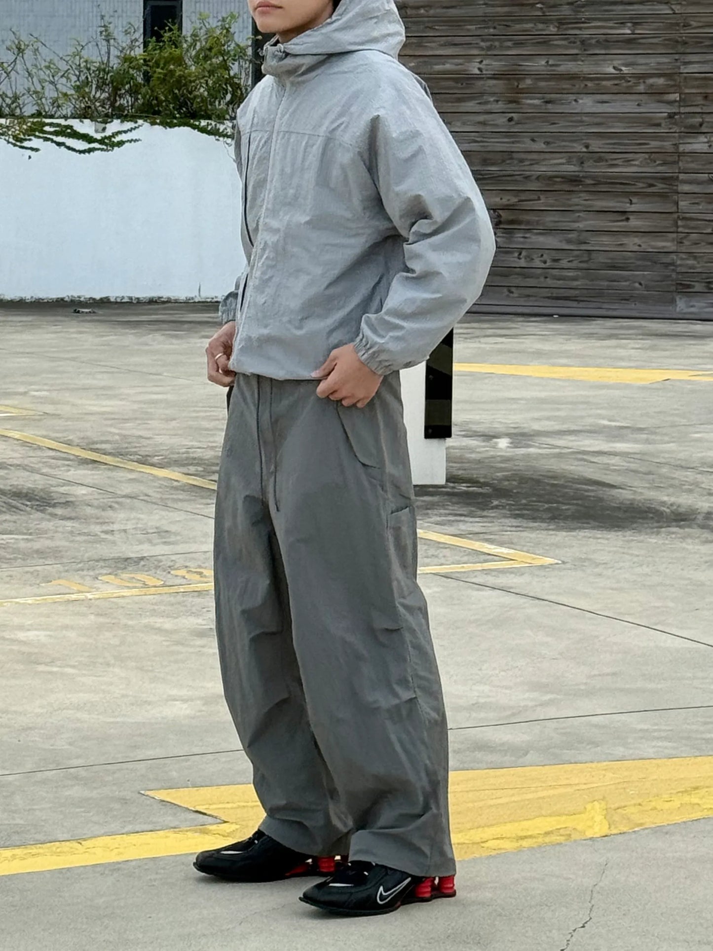SIMON MADE BW-2335 定番 約克剪裁 抗撕裂 尼龍 傘兵褲