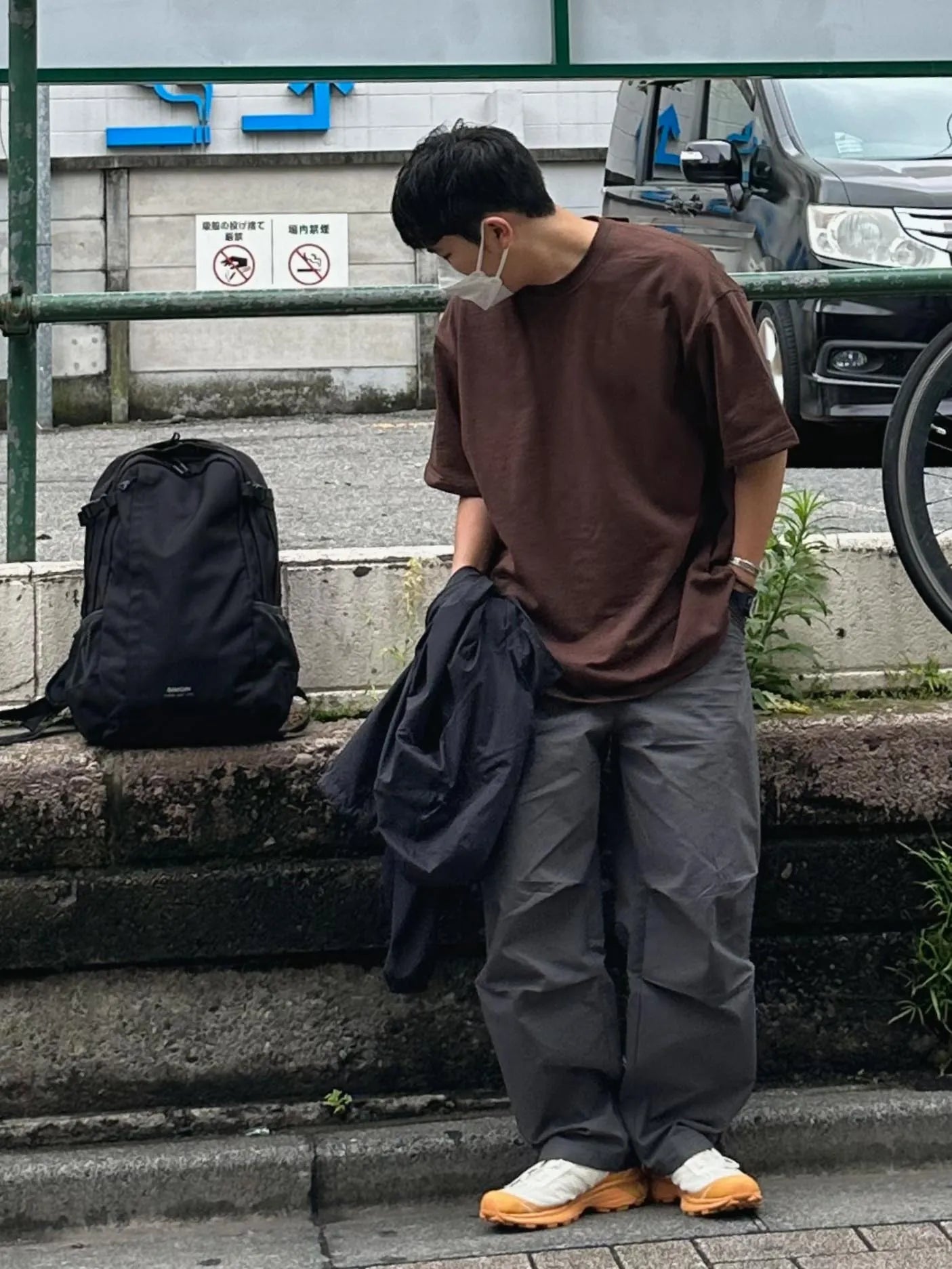 SIMON MADE BW-2306 定番(PLUS) 高級感 CLEAN FIT 傘兵 長褲