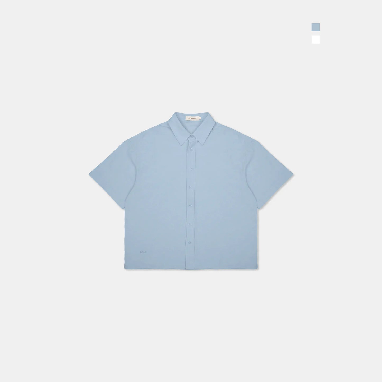 SIMON MADE TS-2509 日常生活 BOXY 牛津 短袖 襯衫