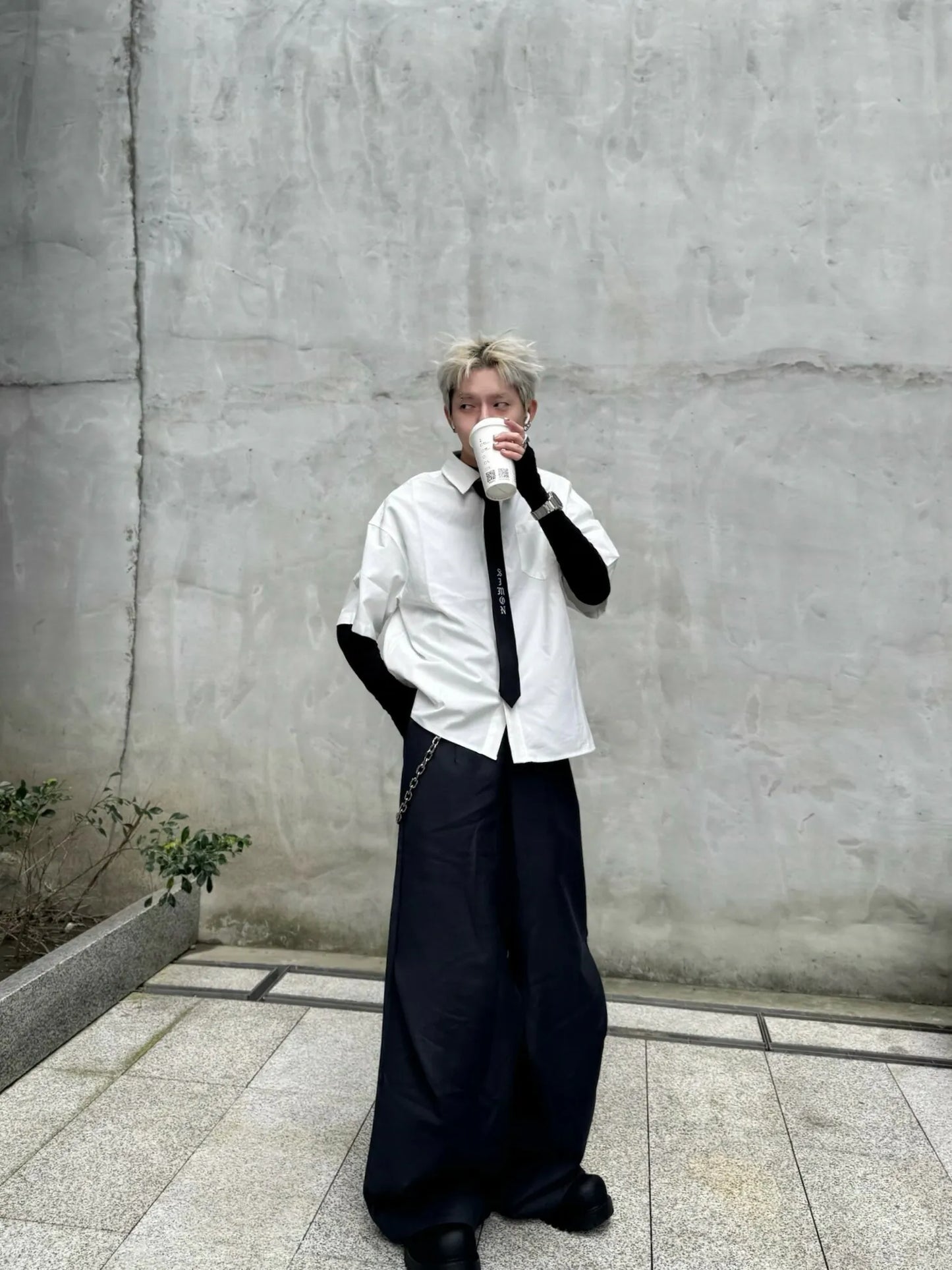 SIMON MADE TS-2509 日常生活 BOXY 牛津 短袖 襯衫
